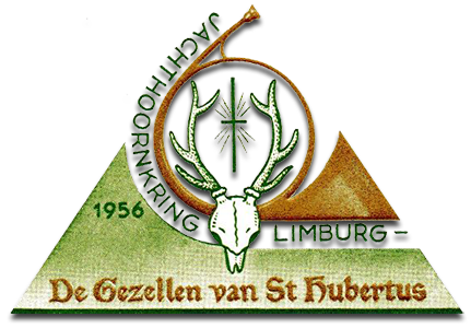 Volledig embleem Koninklijke Gezellen van Sint-Hubertus